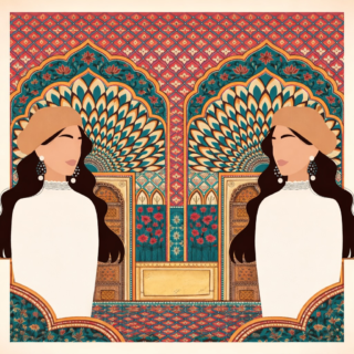 Twin Tranquil” #inspiration#illustration #procreate #pinterest #palaceofillusionsbychitrabanerjee